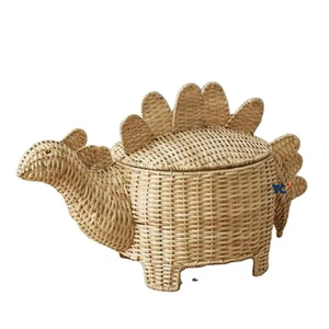 Factory Direct New Design Rattan Basket Animal Shape With Handle for Children Basket Bag Wicker or Storage Picnic Basket