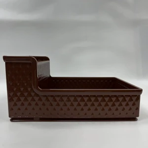 Plastic PP Straw Kitchen Bathroom Storage Baskets Food Grade Modern Luxury Adjustable Flexible Organizer Tools Chopsticks Spoons