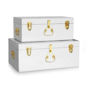 Home Decor Living Room Decorative Storage Function Metal Storage