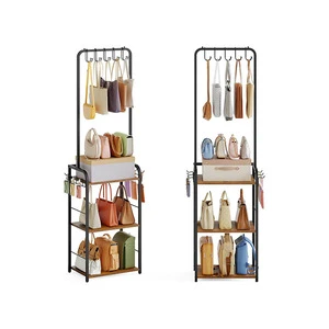 Multi-functional Storage Rack for Small Spaces - Floor-standing Wardrobe Storage Rack with High-capacity Storage