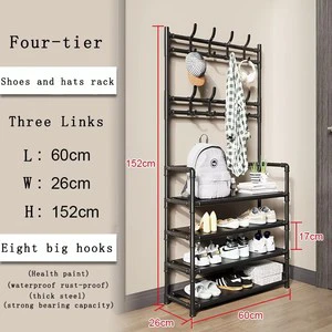 Bangke Manufacturer Supplier Hot Sale Style 5layers Shoe Rack Hanger Rack