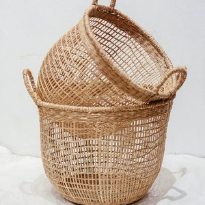 100% Natural Woven Wicker Basket Made in Vietnam