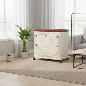 ShenYu 70 Inch Plastic Storage Box with Lid, Large Capacity Miscellaneous Items, Toy Organizing Box
