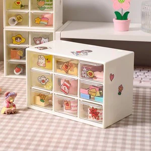 Quality Plastic Jewelry Storage Box Cute Transparent Sorting Case