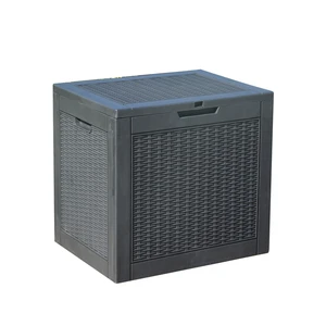 Portable Durable Polypropylene Resin Plastic Backyard Storage Outdoor Deck Box