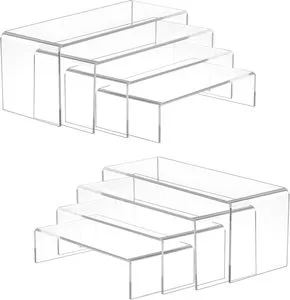 Acrylic Storage Rack Multiple Sizes Available Customizable