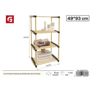 Monstera 4N Modular Shelf 49x93 cm Decorative Furniture for Home Storage & Organization