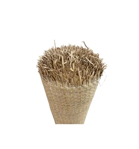 Bleached White Rattan Cane Wicker Handmade Cross Style Beach Basket Outdoor Handicraft Rattan Baskets Wicker Furniture