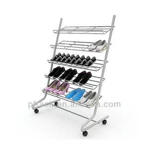 Perfect Metal Shoes Storage Rack 4-tiers Shoes Rack for Household