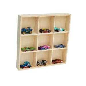 Wooden Decorative Storage Rack Wooden Collectible Display Stand Storage Rack