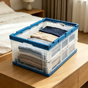 JOIN Wholesale Cheap Price Big Plastic Clothing Storage Box Bins Quilt Storage Toys Containers Storage Boxes for Home With Lid