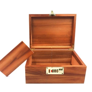 Boho Style Decorative Wooden Storage Box