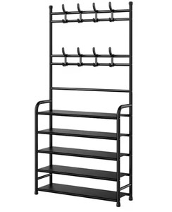 Bangke Home Furniture Steel Shoe Rack Iron Living Room Cabinets for Hotel or Gym Metal Material for Living Room Use