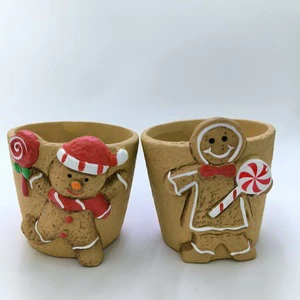 Christmas Storage Jars Flower Pots Home Decorations