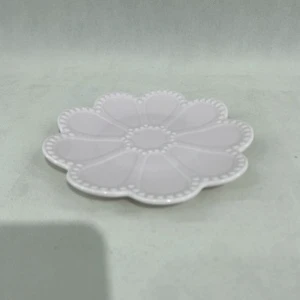 Nordic Style Creative Ceramic Flower Jewelry Storage Tray Ceramic Plate
