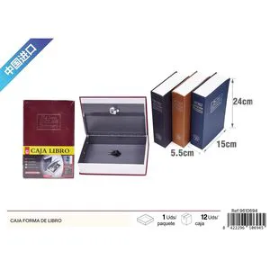 Book-Shaped Decorative Storage Box Accessory