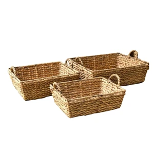 Wicker Rattan Baskets Good Price Eco-Friendly Seagrass Handmade Multifunction Customized Color Size OEM/ODM Service Basket