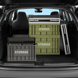 Industrial Household Large-Capacity Kitchen Bathroom Clothing Organizer Storage Box Stackable Plastic Outdoor Camping Style