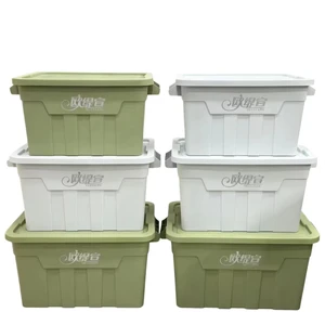 Modern Design Plastic Thick Tempered Multilayer Folding Portable Heavy Duty Multifunction Storage Box PP Injection Rectangular