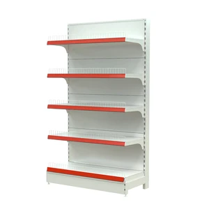 High Quality Heavy-Duty Double-Sided Supermarket Rack Customizable Multi-Layer Steel Shelf Factory Price