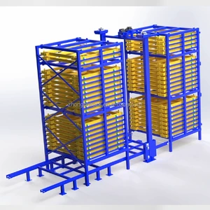 Automatic Vertical Shape Storage System Steel Plate Rack for Heavy Duty Industrial Use