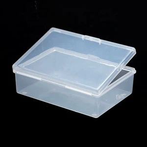 2020 New Style Custom Size Polypropylene Clear Plastic Storage Box Containers for Packaging Boxes