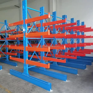 Knock Down Cantilever Storage Rack Portable Modular Steel Racking System for Job Site and Warehouse Temporary Storage
