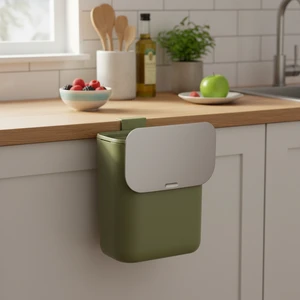 SY Small Size 7-9 Liter Capacity Water Resistant Kitchen & Outdoor Use Compost Bin Plastic Waste Bin Trash Can With Lids