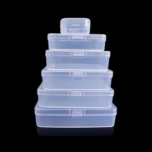 High Quality Transparent Recyclable PP Plastic Storage Box with Lid ELITE Brand 20-28mm Thick Logo Printing for Craft Storage