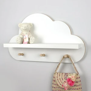 Customized Children's Room Decoration Wall Hanging Magnetic Wooden Shelves for Tonie Boxes