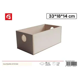 Small 33x18x14 cm Wooden Decorative Storage Box for Home Decoration and Organization