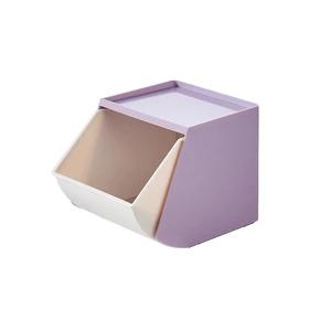 Multifunctional Plastic Desktop Organizer Storage Box Snacks Tea Coffee Bags