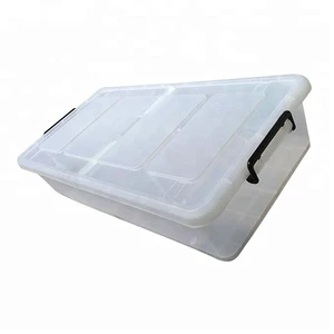 35L PP Plastic Storage Box with Handle and Lid Practical and Portable Plastic Storage Boxes