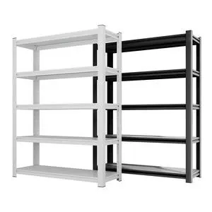 5-Tier Industrial Steel Boltless Shelving Rack for Garage, Warehouse, Home Tool Storage, Supermarkets and Commercial Use