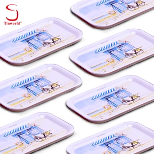 Wholesales Metal Snacks Trays Custom Metal Tins