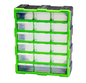 DPC010 470 * 380 * 160 mm Cheap Plastic Transparent Box Divided Plastic Organizer Storage Box