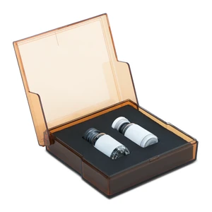 Portable 3ml Peptide Hard Case Lightproof Plastic Medicine Vial Storage Box with Inner Tray for Cooler Storage