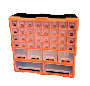 DPC005 520 * 160 * 375 mm DRX Plastic Organizer Box Plastic Stackable Drawer Box with 38 Drawers