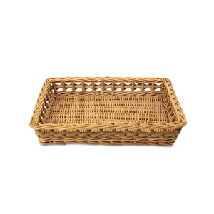 New Wicker Willow Woven Storage Basket Rattan Large Fruit Wicker Baskets for Breads Gifts Storage