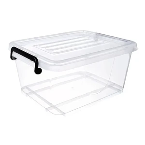 Classic Design Plastic Clear Plastic Storage Container 10L Polypropylene Storage Boxes with Lid