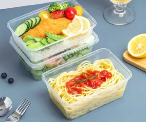 Durable Rectangle Plastic Storage Box with Lid for Food Packaging, Household Organization Hot Selling 2025