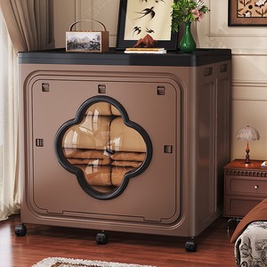 WANUO Stylish 180L Household Plastic Storage Bin Collapsible Kids' Toy Storage Bin Multi-Purpose Storage Box