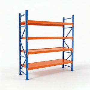 Heavy Duty Storage Rack Adjustable Beams Corrosion Protection High Load Capacity Customizable Storage Shelving