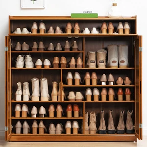 Simple Household Shoe Cabinet & Rack-Multi-Layer Doorway Storage Dust-Proof Multifunctional