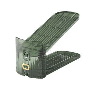 Space-Saving Plastic Shoe Rack with Detachable Double Tier Design for Bathroom and Living Room