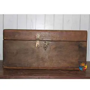 Antique Model 1 Vintage Wooden Decorative Storage Box