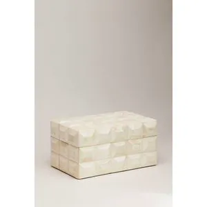 Resin Decorative Storage Box with MDF Inside for Gift Home Decor Table Display and Storage Use RR Enterprises Model RR202513523