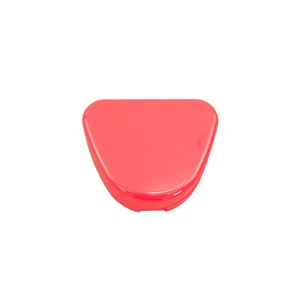Cross-Border Retainer Denture Braces Storage Box PP Plastic Desktop Small Jewelry Foldable Factory Direct Sale