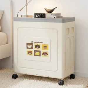 Eco-Conscious PP Foldable Storage Box with Wheels for Kitchen Organizer and Home Garden Supplies