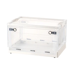 Modern Design Household Three Doors Folding Plastic Wardrobe Clothes Books Storage Cabinet Box